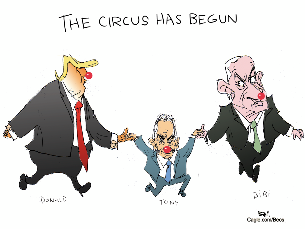 Here come the clowns