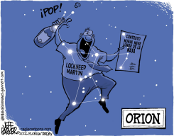 EL FABRICANTE DE LA NAVE LUNAR ORION /  by Jeff Parker