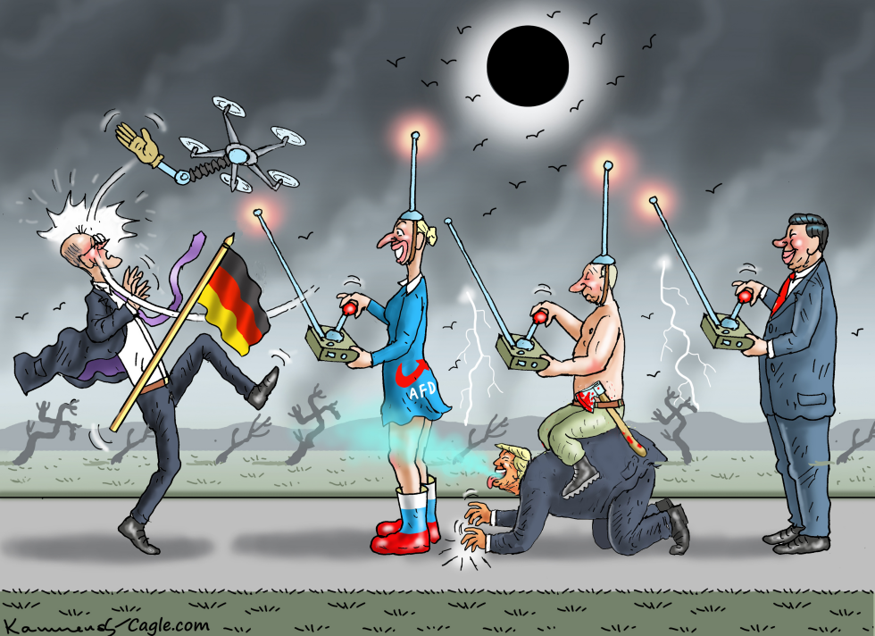 RUSSIAN FASCIST COLLABORATORS ATTACK GERMANY