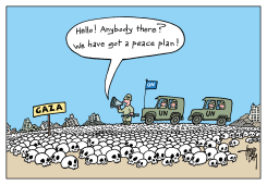 PEACE PLAN GAZA by Arend van Dam