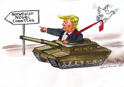 THE NOBEL PEACE PRIZE AT ANY COST by Alla and Chavdar