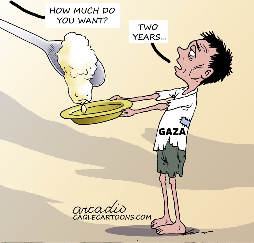 GAZA, TWO YEARS OF WAR AND HUNGER.