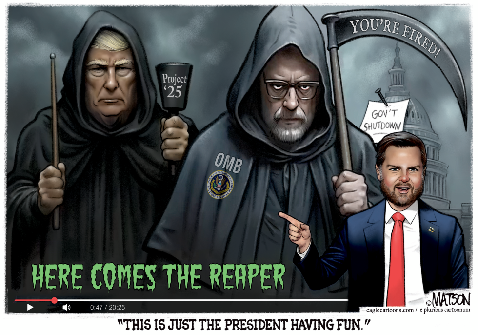 Russell Vought Is Government Shutdown Reaper