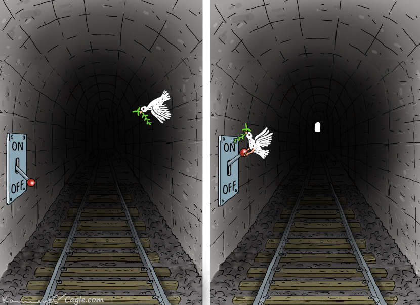 LIGHT AT THE END OF THE TUNNEL IN THE MIDDLE EAST