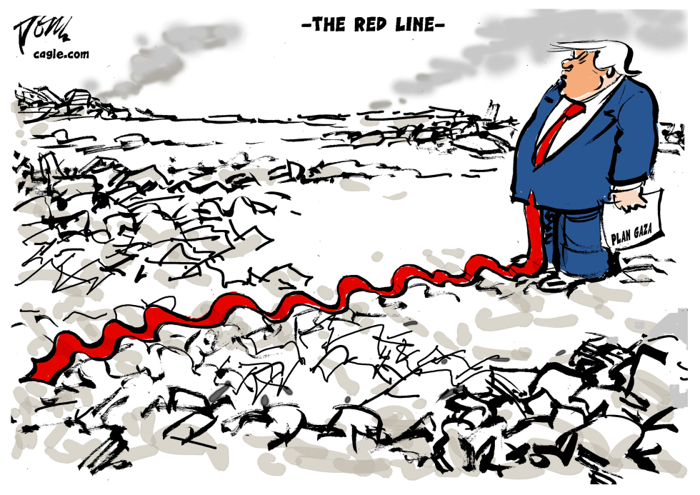 red line Trump