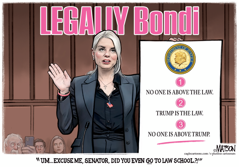 Pam Bondi Attacks Judiciary Committee Senator