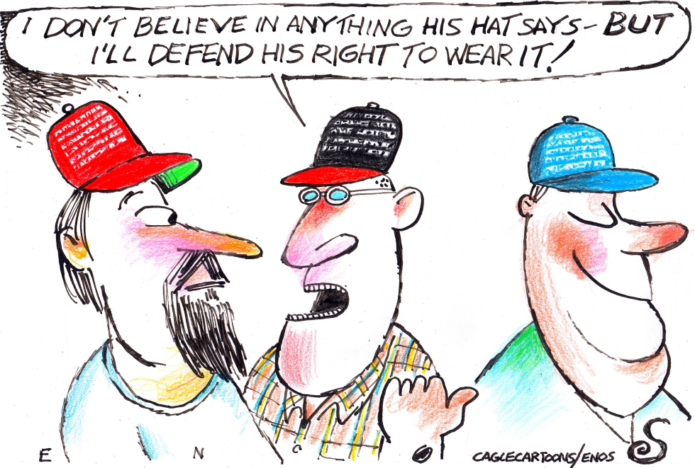 SLOGANS ON HATS