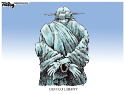 CUFFED LIBERTY by Bill Day
