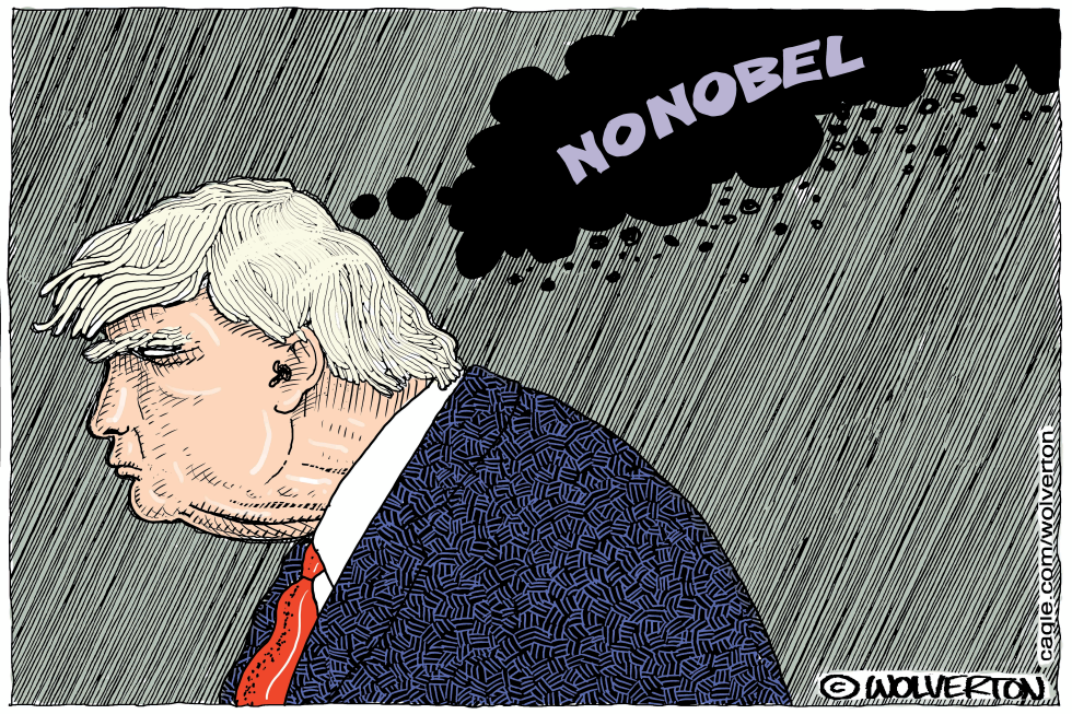 Glum Trump No Nobel