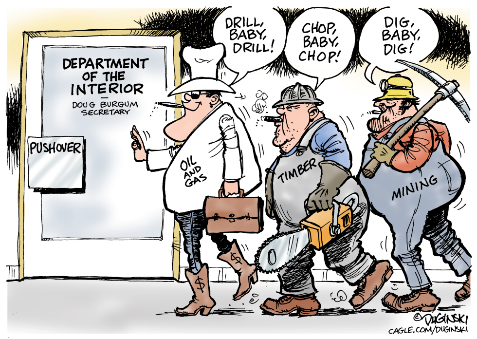 Interior Department pushover