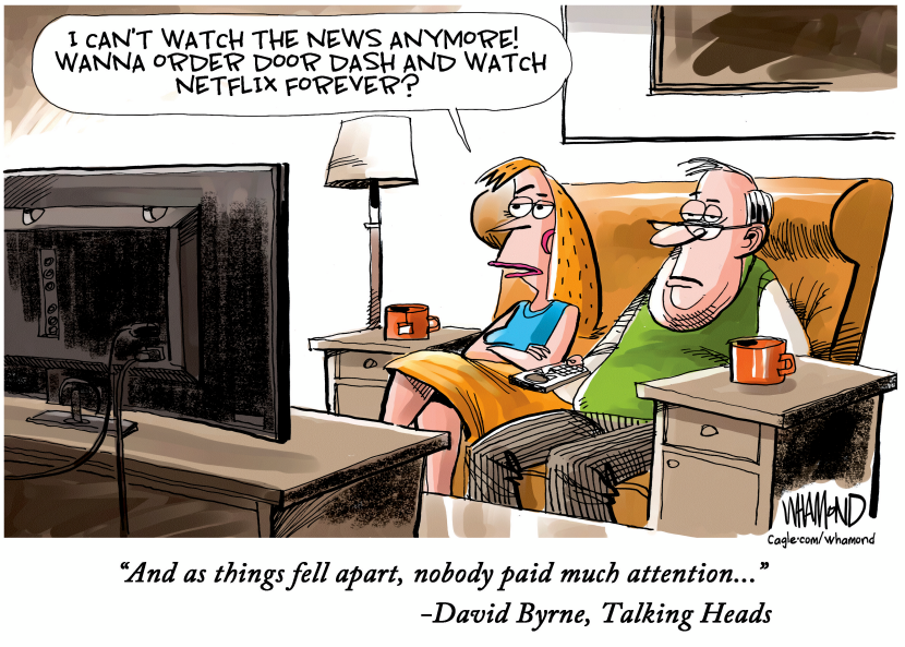 People are avoiding bad news