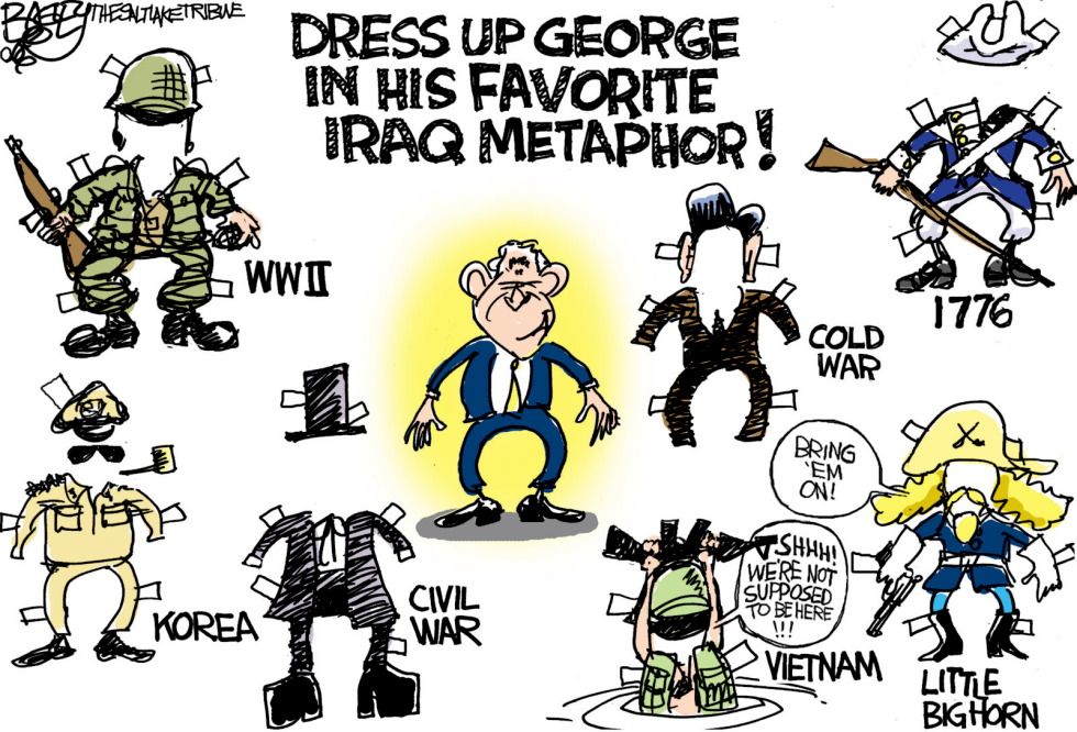  BUSH TERROR METAPHOR by Pat Bagley