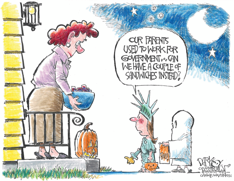 Government Shutdown Turns Halloween into Plea for Sandwiches