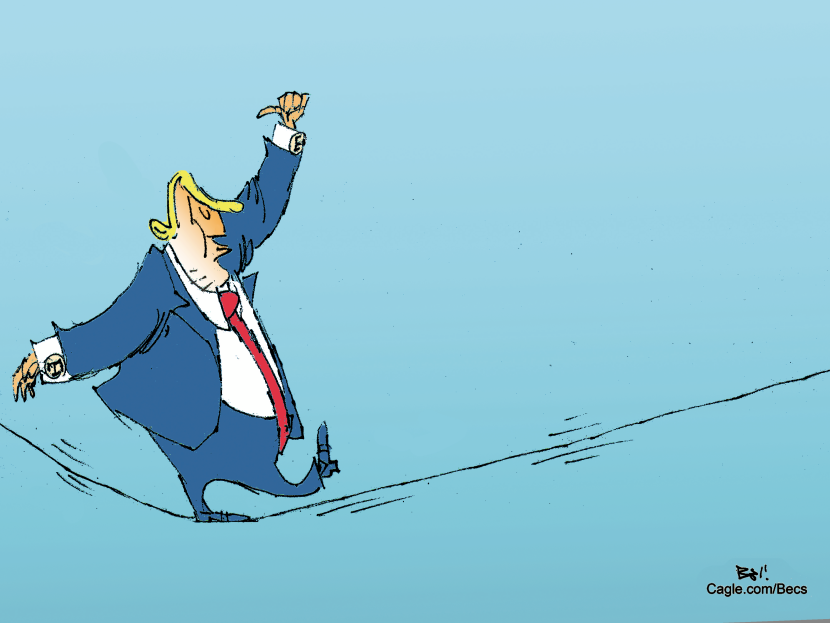 The world on edge with Donald Trump
