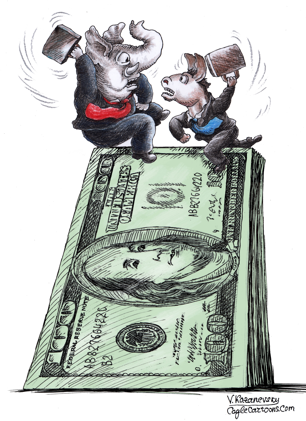Federal government of the USA began a shutdown