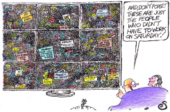 NO KINGS DAY PROTEST by Randall Enos
