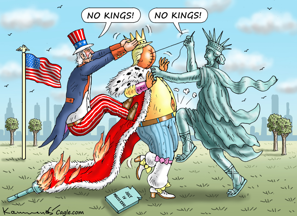 NO KINGS PROTESTS IN THE USA