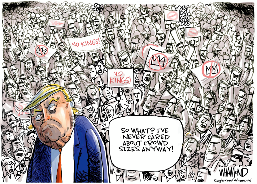No Kings rally draws millions to denounce Trump
