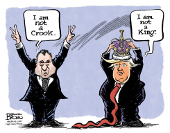 NIXON AND TRUMP TELL SIMILAR LIES by Jonathan Brown