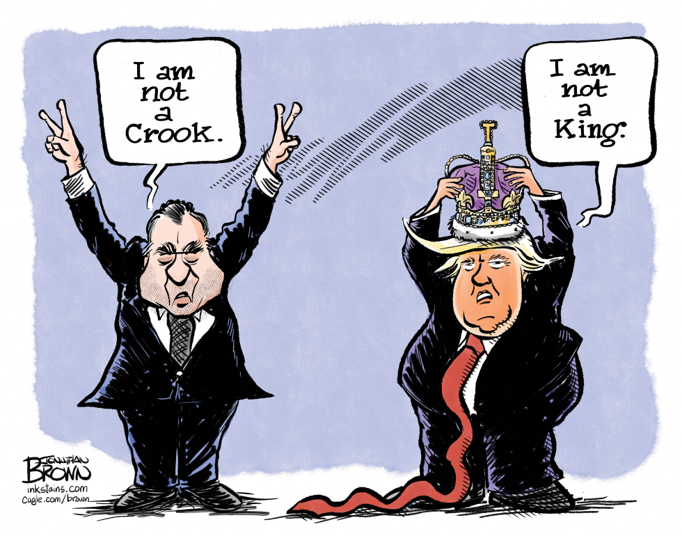 Nixon and Trump tell similar lies