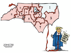 NC TRUMP-ORDERED GERRYMANDER TIES UP DEMOCRACY by John Cole