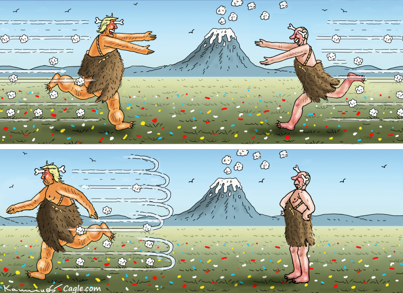 LOVE TROUBLE IN THE NEANDERTHAL PARADISE
