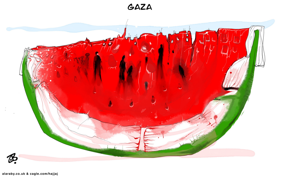 Melon Slice Gaza Genocide War Palestine Return