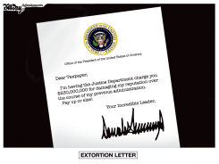 EXTORTION LETTER by Bill Day