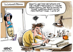 METAPHOR FOR TRUMP PRESIDENCY by Dave Whamond