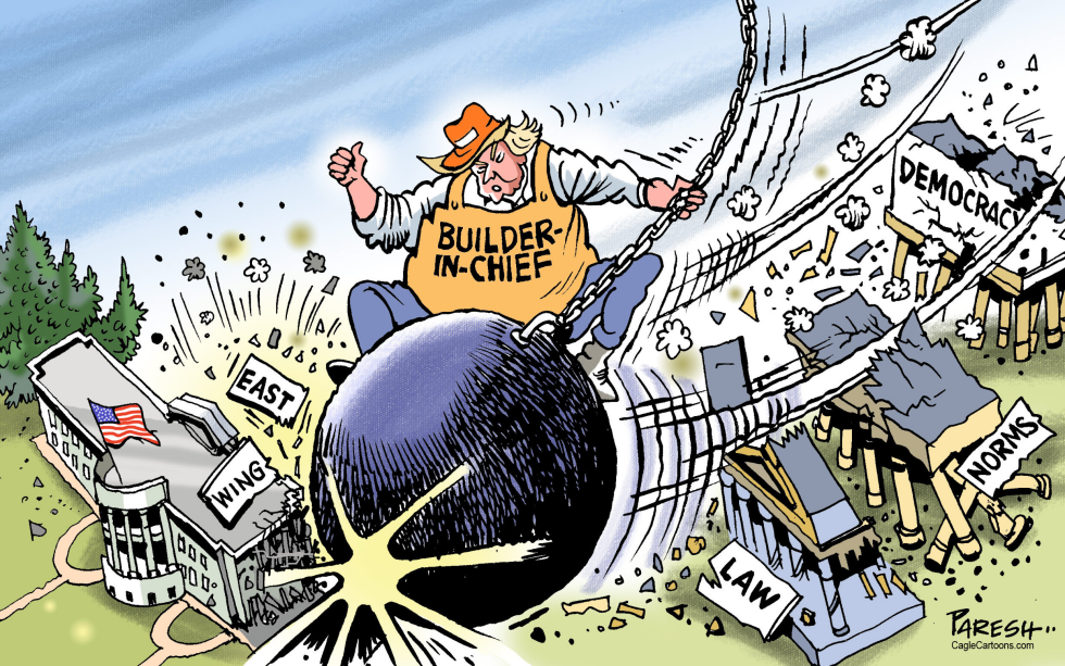 White House wrecking ball