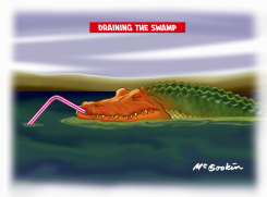 TRUMP IS THE SWAMP by Malcolm McGookin
