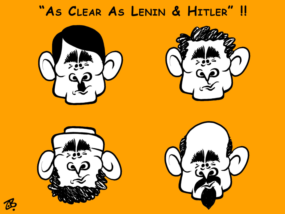 hitler lenin  bush