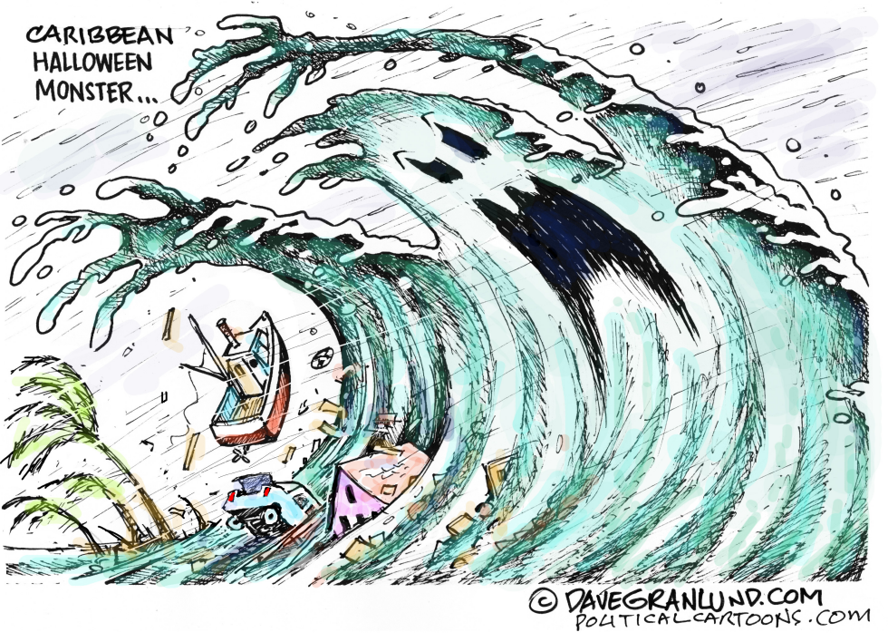 Caribbean monster storm