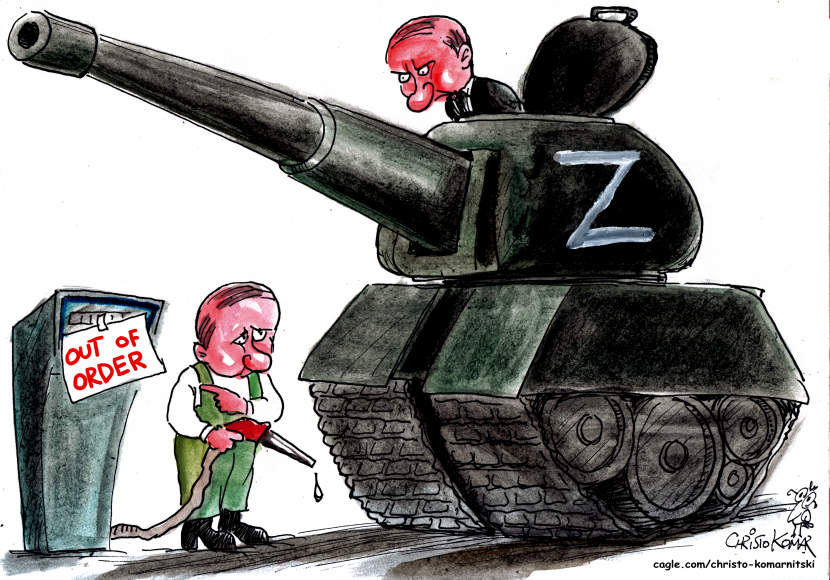 Putin out of fuel