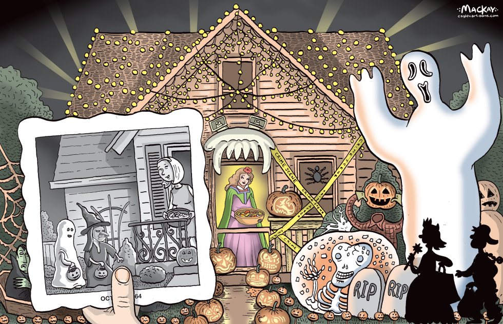 Halloween then and now