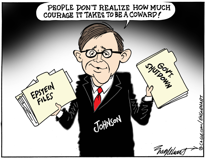 Mike Johnson Is A Coward
