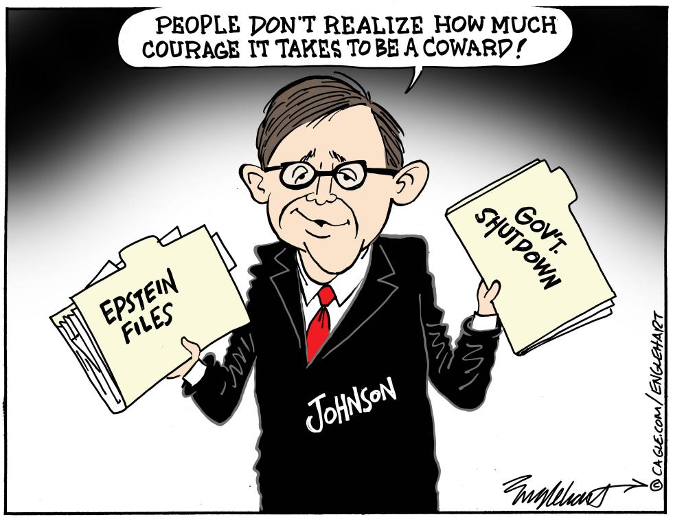 Mike Johnson Is A Coward