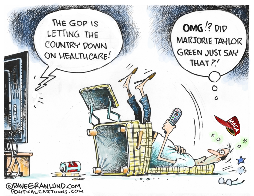 MTG blasts GOP on healthcare