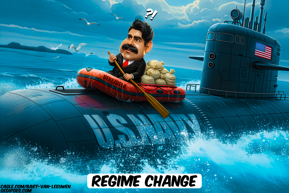 Maduro being intercepted by US Navy