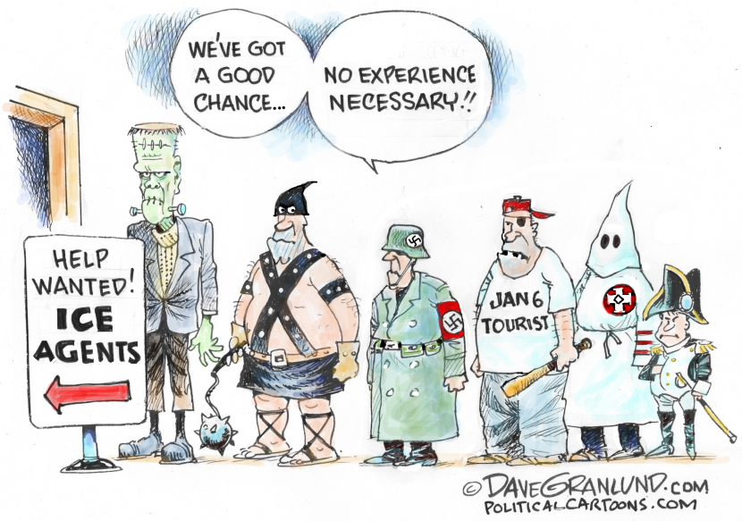 Help wanted ICE agents