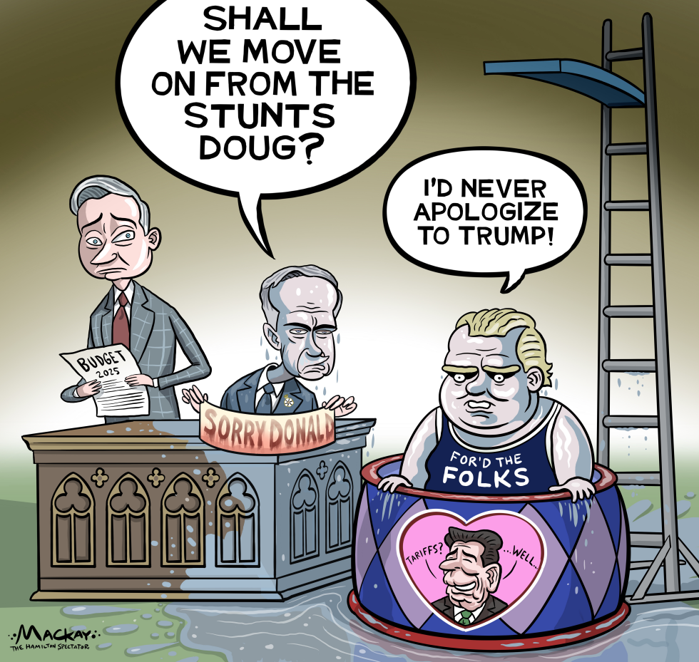 Carney wonders if Ford is done doing stunts