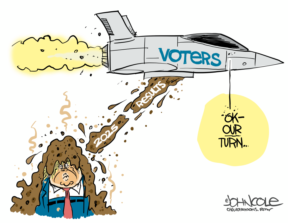 Voters dump on Trump