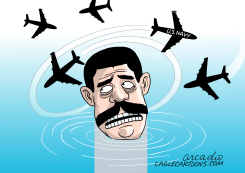 MADURO IS SURROUNDED BY THE U.S by Arcadio Esquivel