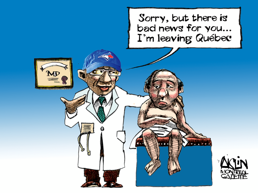 Leaving Quebec