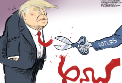 VOTERS SEND A MESSAGE TO THE PRESIDENT  by Jeff Koterba