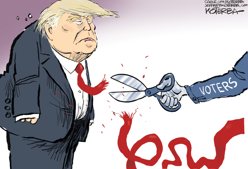 Voters send a message to the president