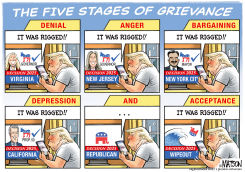 TRUMP GRIEVES OVER REPUBLICAN ELECTION LOSSES by R.J. Matson