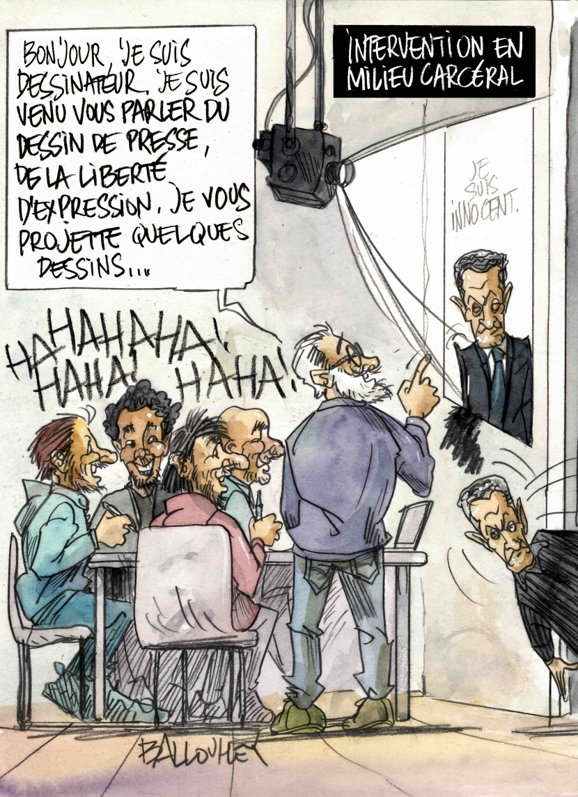 President Sarkozy in jail