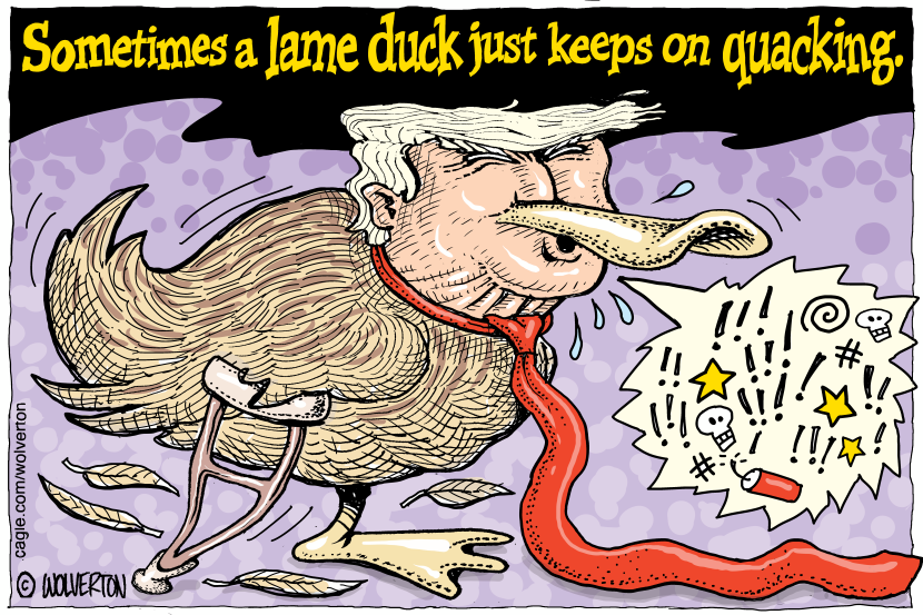 Trump as Lame Duck Quacking