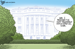 THE MOST TRANSPARENT ADMINISTRATION EVER by Bruce Plante
